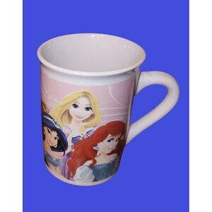 Disney Princess Ceramic Mug 2014 FCC Ariel Belle Rapunzel Aurora